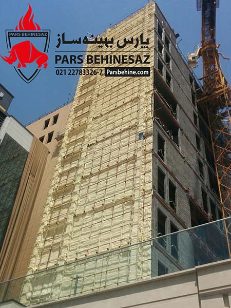 فوم پاششی پلی یورتان و عایقبندی نمای ساختمان (عایق پاششی-حرارتی/عایق پاششی- صوتی)