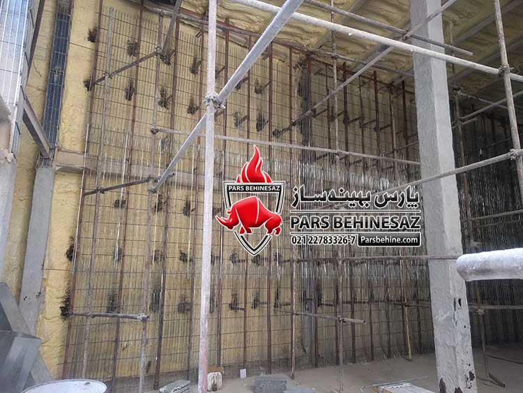 فوم پاششی پلی یورتان عایق صوتی دیوار و روش های اجرا دیوار پس از عایق پلی یورتان
